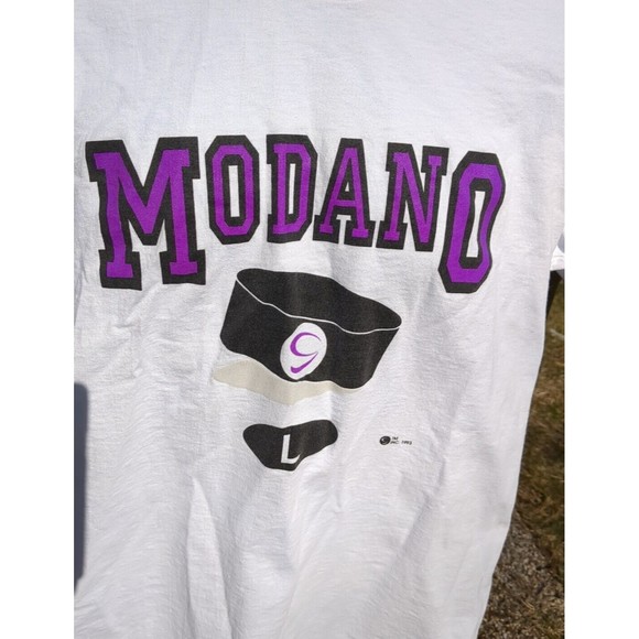 Vintage Mike Modano Shirt Men's Size Large Single Stitch Hockey NHL 1993 90s - Picture 2 of 11